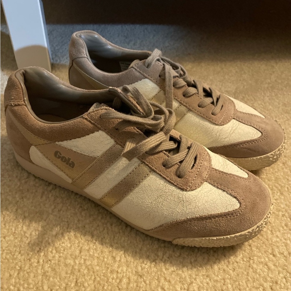 Gola Elan Tan and Cream Casual Sneakers